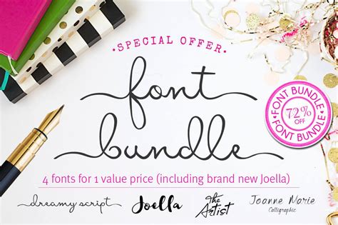 30 Premium Font Bundles Design Shack