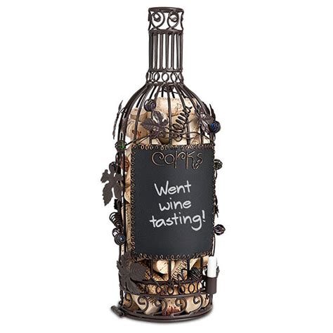 Chalkboard Wine Bottle Wine Cork Holder The Vinepair Store