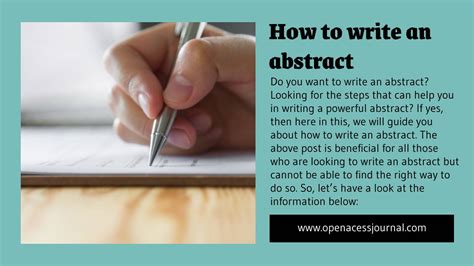 😝 How To Wright Abstract How To Write A Stellar Abstract For Cs