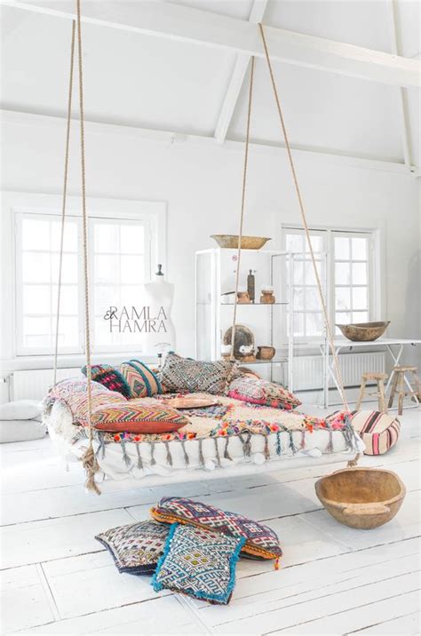 Boho living room design and decor ideas. 65 Refined Boho Chic Bedroom Designs - DigsDigs