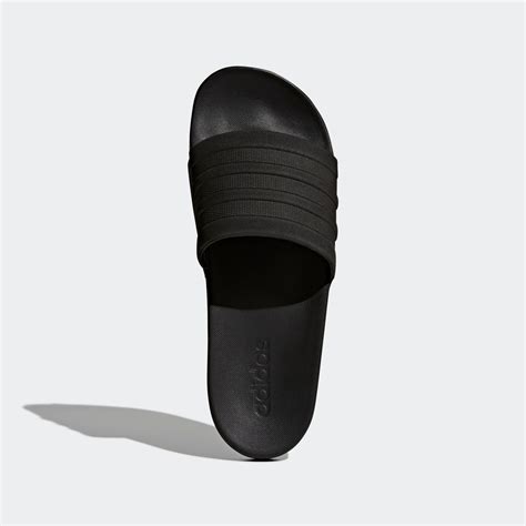 Adidas Adilette Cloudfoam Comfort Slides Monotone Triple Blacks8213