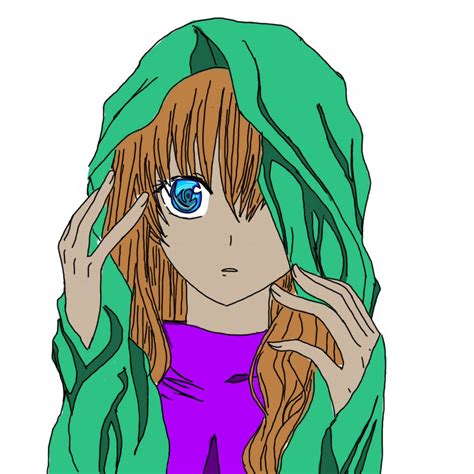 Hooded Anime Girl By Sky Blazer On Deviantart