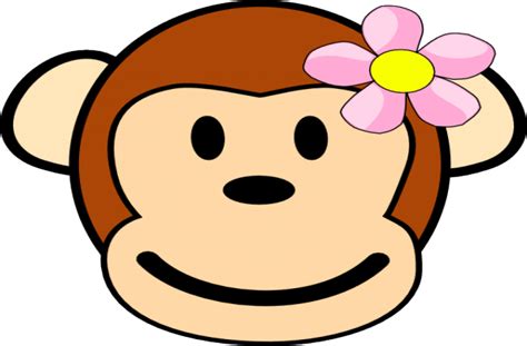 Cartoon Girl Monkey Clipart Best