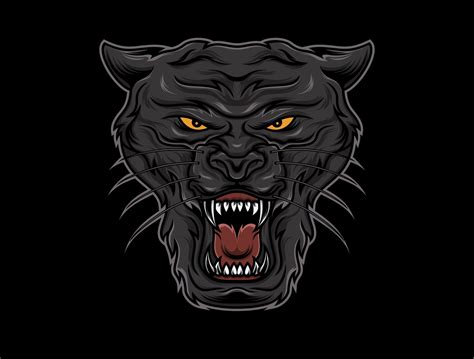 Panther Vector Illustration By Aggustinustrikuncoro On Dribbble