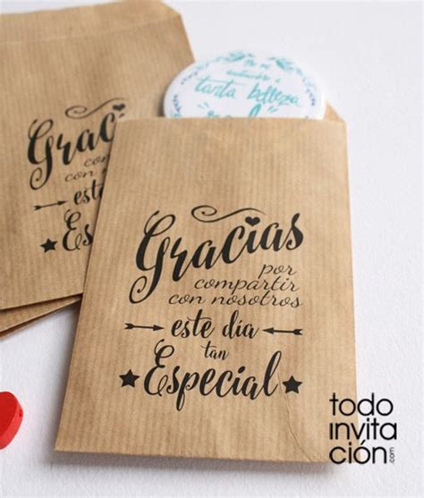 Escribe a nuestro correo electrónico para consultarnos tus dudas o contarnos tu experiencia con regalo original. BOLSAS KRAFT PEQUEÑAS "GRACIAS 5" Bodas - PACK 20 und ...
