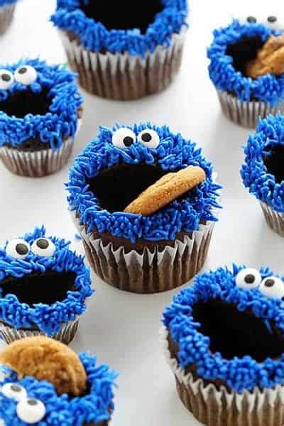 Cookie Monster Cupcakes I Am Baker