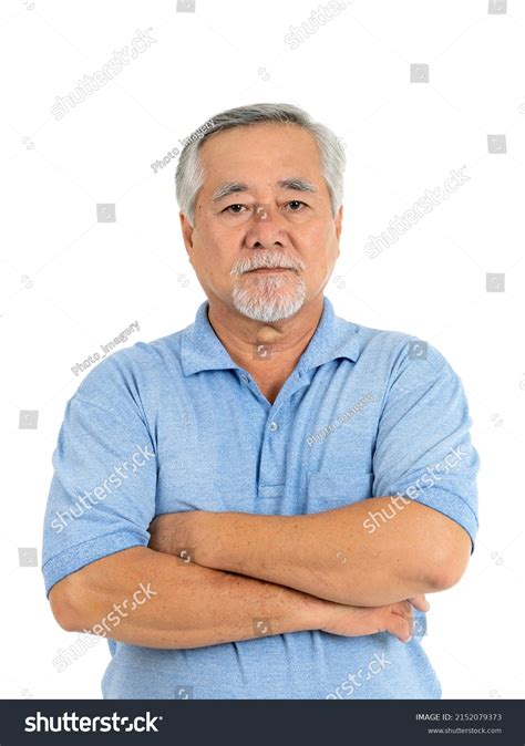 Portrait Senior Male Asian Old Man Stock Photo 2152079373 Shutterstock
