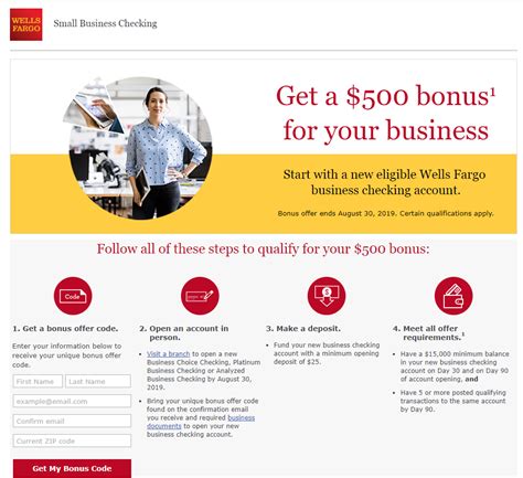 As with most checking accounts, wells fargo everyday checking account does not pay interest. Expired In Branch Only, Some States Excluded Wells Fargo $500 Business Checking Bonus ...