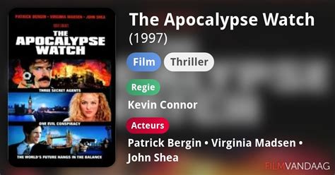 The Apocalypse Watch Film 1997 Filmvandaagnl