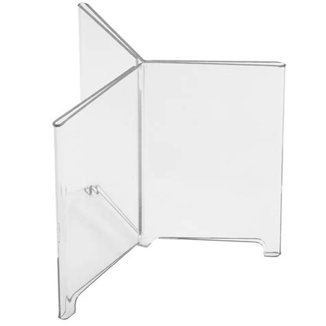 Cal Mil 576 Classic 4 X 6 3 Wing Footed Acrylic Displayette