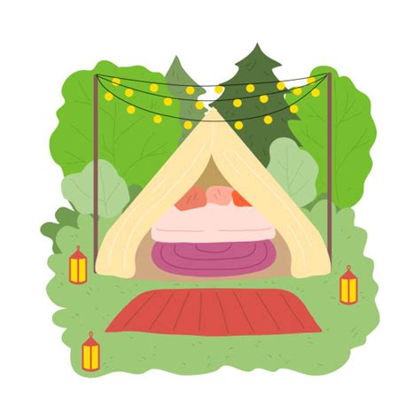 Drawing Of Glamping Stock Photos Pictures And Royalty Free Images Istock