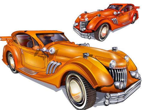 Download Shiny retro car vector graphics - Vector Car free download