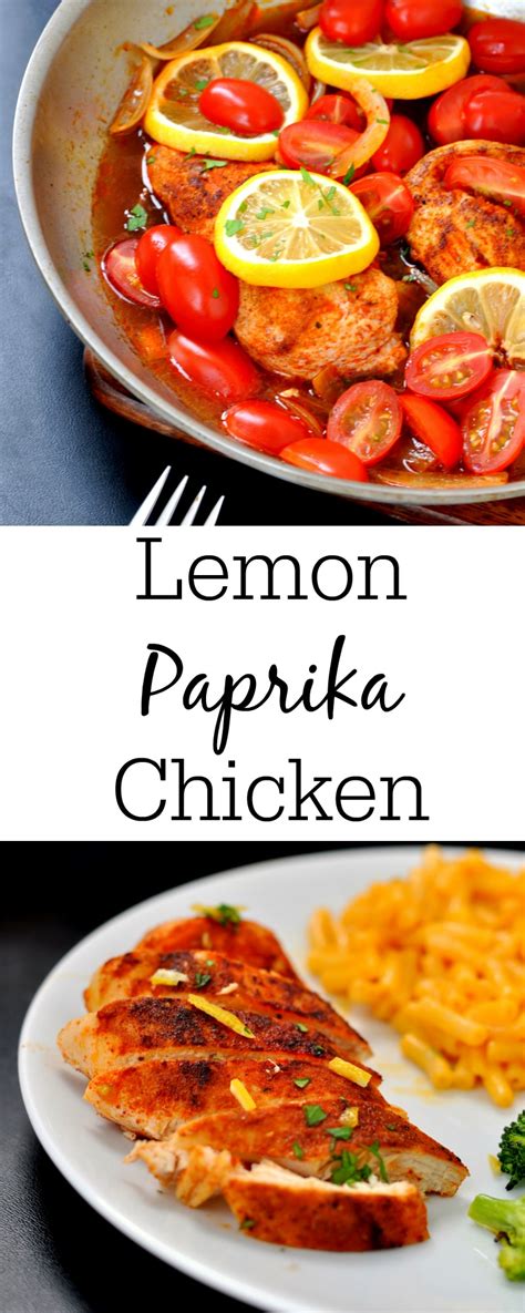 Weeknight Meals Lemon Paprika Chicken My Suburban Kitchen
