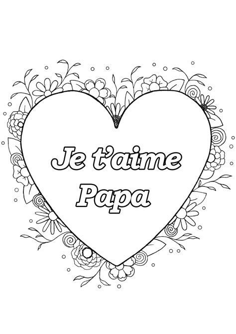 Fete des peres 8  Fête des pères  Coloriages difficiles pour adultes