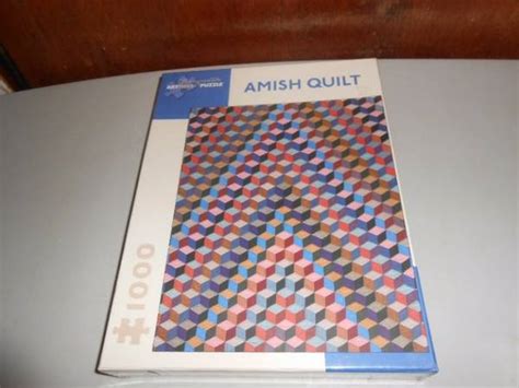 Amish Quilt Tumbling Blocks 1000 Piece Jigsaw Puzzle By Pomegranate Total Turmoil Vintage