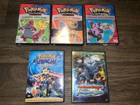 pokemon advanced battle dvds collection volumes 1 2 10 jirachi advanced battle ebay
