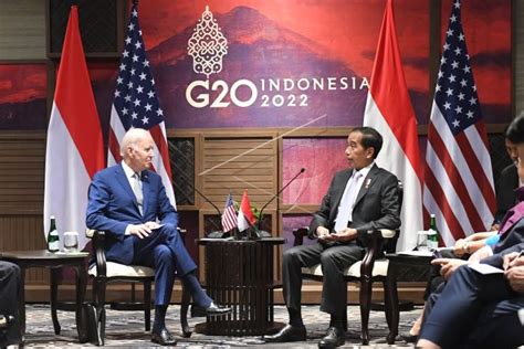 Pertemuan Bilateral Indonesia Dengan Amerika Serikat Antara Foto