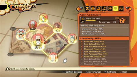 When placed along a specific in this guide, we'll discuss how the community boards work, as well as talk about how you can use them to maximize any bonuses available to you. Dragon Ball Z: Kakarot Community Board guide - Polygon