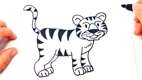 Dibujos De Tigres Para Dibujar 72 Dibujos De Tigres Para Colorear