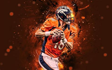Peyton Manning Wide Receiver Denver Broncos American Football Nfl