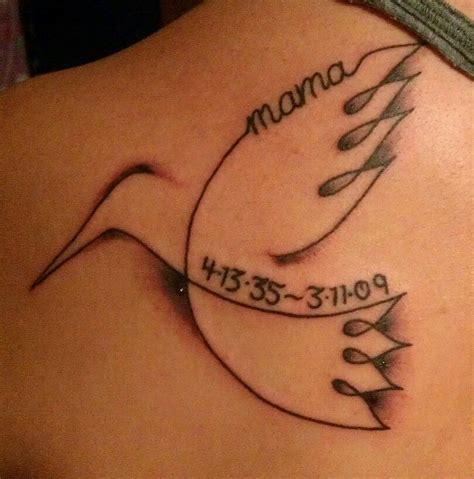 memorial tattoo hummindird outline just perfect mother tattoos dad tattoos mother daughter