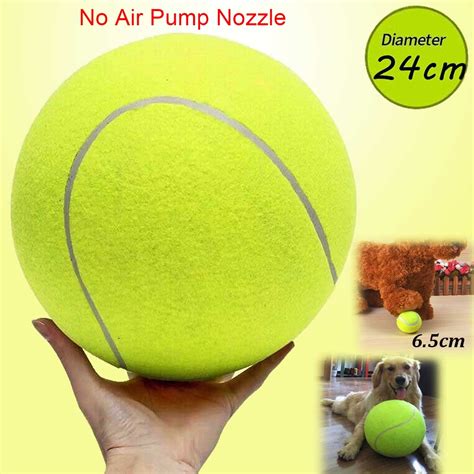 1 Pc Large Pet Toy Ball 95 Rubber Kelly Giant Tennis Ball Durable