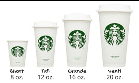 Pin by A l y s s a 🍒 on Starbucks | Starbucks cup sizes, Starbucks