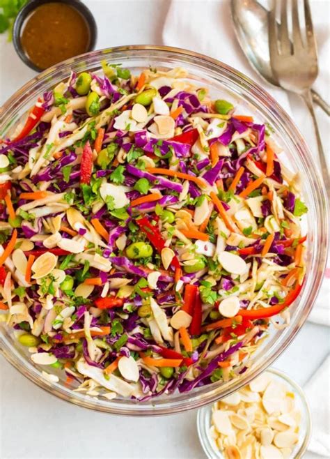 Mixed Cabbage Asian Slaw With Peanuts Recipe Yhangry