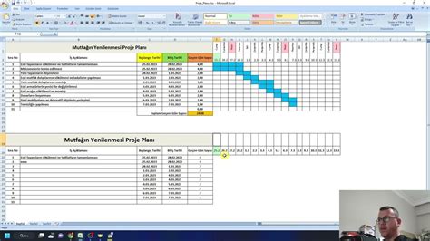 Excel İle İş Proje Takip Planı Nasıl Oluşturulur Formüllü YouTube