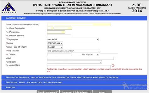 And who must i file it for? Panduan Mengisi Borang e-Filing Cukai Pendapatan