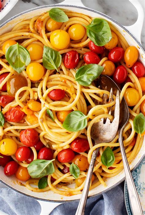 Cherry Tomato Pasta Recipe Love And Lemons