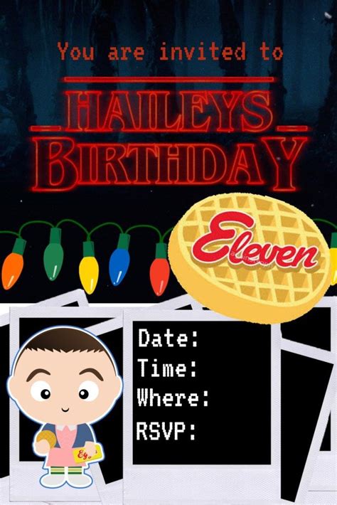 It's funny how you never realize just how much your little bit of extra effort is worth until you hear the person who received your card tell you what a surprise it was and how happy it made them. Stranger Things Birthday Party | Birthday parties ...