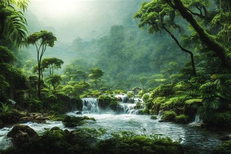 Dschungel Fluss Wasserfall Kostenloses Foto Auf Pixabay