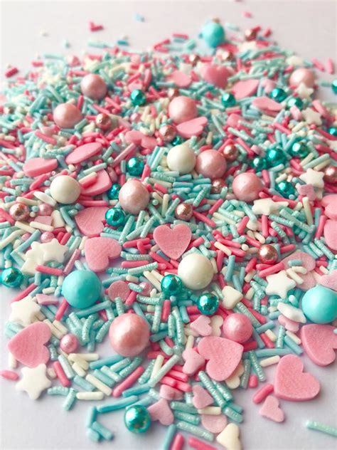 Valentines Day Sprinkles Cupcake Sprinkles By Confettiandsprinkle On Etsy