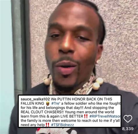 Say Cheese 👄🧀 On Twitter Sauce Walka Responds After People Speculate Him Lying About Killing
