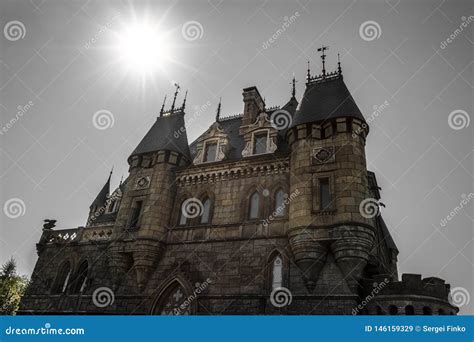Castle In The Gothic Style Editorial Stock Image Image Of Exterior