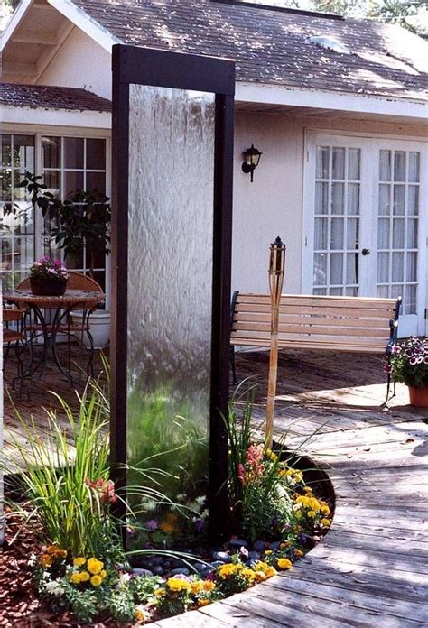 Lobby diy glass water wall fountain to build a shiny on tiles how an indoor 6 amazing feature ideas 45 decorative your own waterfall make lemonade outdoor teardrop privacy screen top 15 fountains. How to build a glass waterfall for your backyard | DIY ...