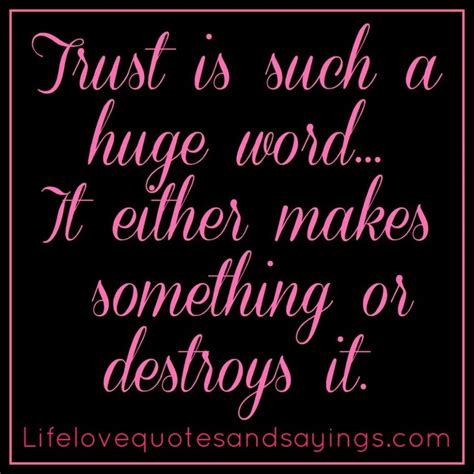 Trust Trust Quotes Love And Trust Quotes Words