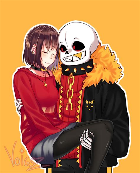 Uf Frans Because I Wanted To Draw Ufsans Happy Sans X Frisk