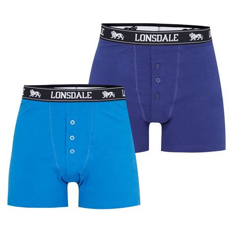 Lonsdale 2 Pack Boxers Mens Boxers Denmark