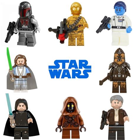 Star Wars Custom Lego Mini Figures Collectibles Trooper Jawa Etsy