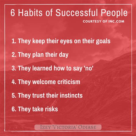 Want to know the habits of successful people? 6 Habits of Successful People