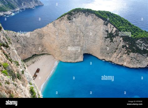 Navagio Beach Shipwreck Bay Zakynthos Zante Ionian Islands
