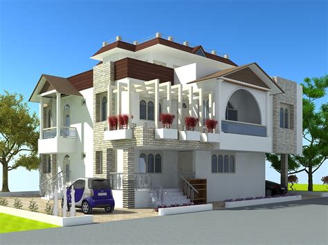 3d elevation home design ideas. Modern homes latest exterior front designs ideas.