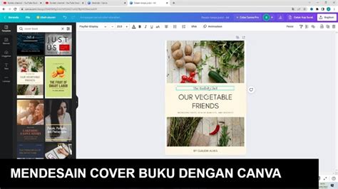 Hanya Menit Saja Membuat Desain Cover Buku Dengan Canva Mudah Dan Cepat Youtube