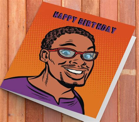 African American Man Birthday Card T Etsy Uk