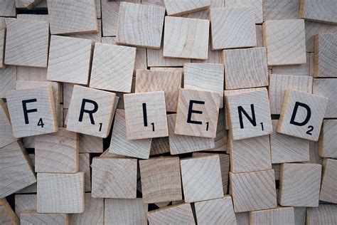 Friend Word Scrabble · Free Photo On Pixabay