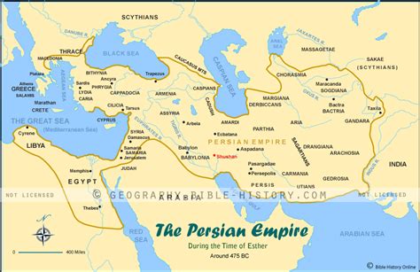Simple Map Of Persia
