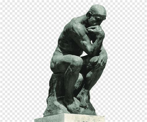 Clipart Of The Thinker Statue Location