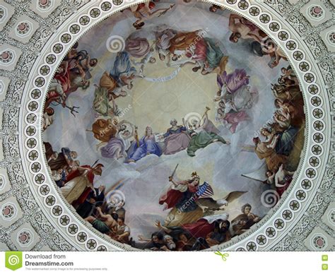 Bulfinch created in the u.s. Us Capitol Rotunda Ceiling Painting | Taraba Home Review